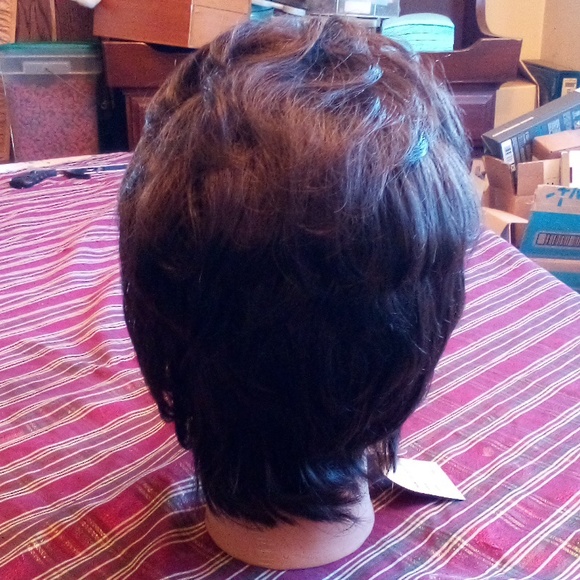 New CHADE Born Free Dark Brown 100% Synthetic Hair - Picture 3 of 11